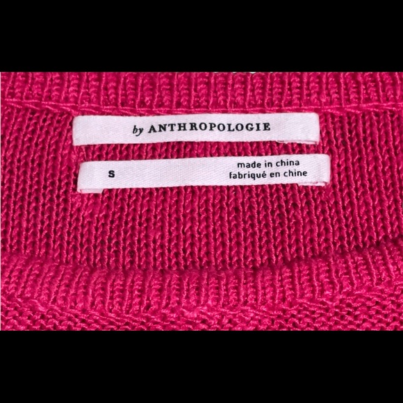 Anthropologie Size S Mayfield Knit LinenSweater Top - Picture 3 of 3